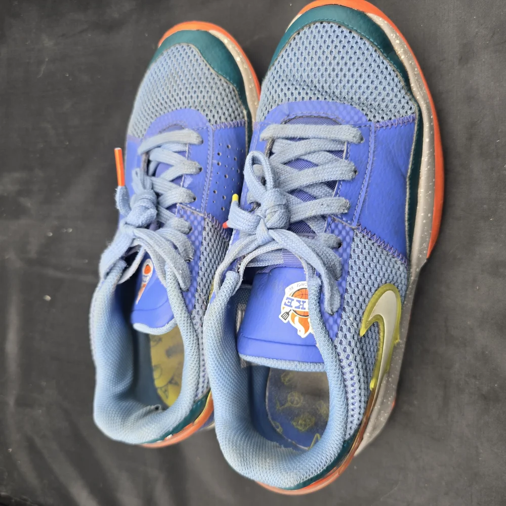 Nike‎ Blue and Orange Sneakers Dynamic Design